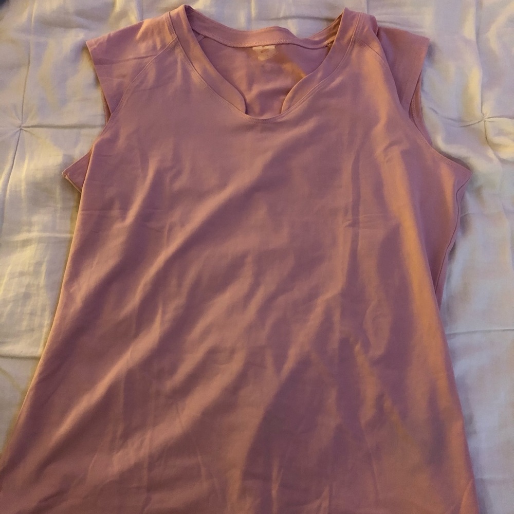 Pink workout top
